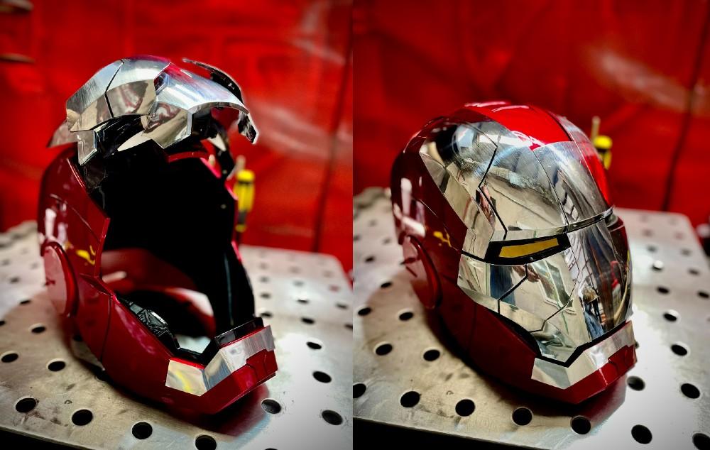 The story behind the Iron Man welding helmet The story behind the Iron Man welding helmet