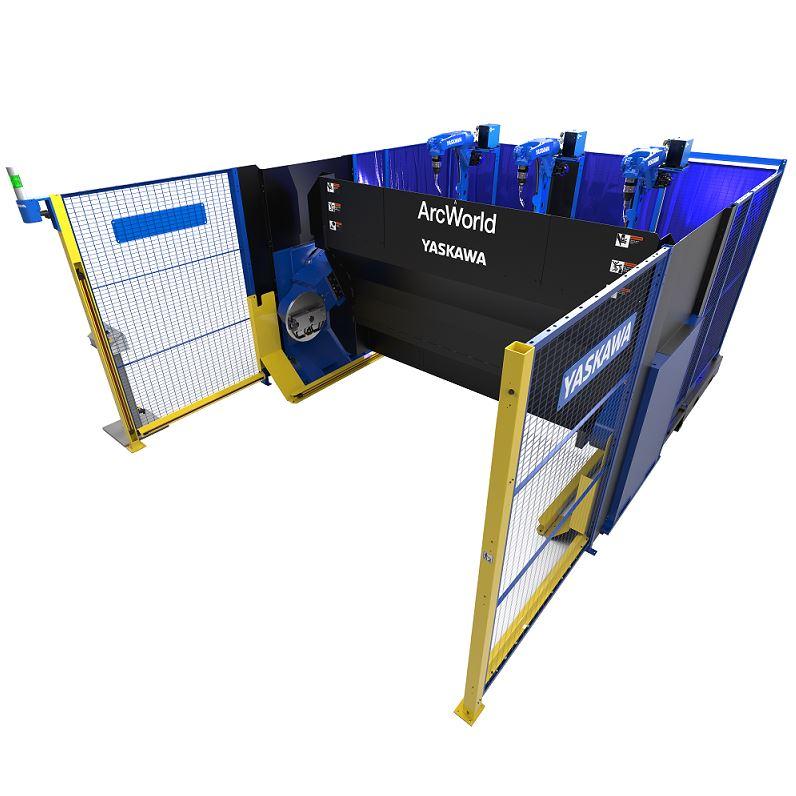 ArcWorld 6000 robotic arc welding workcell from Yaskawa Motoman