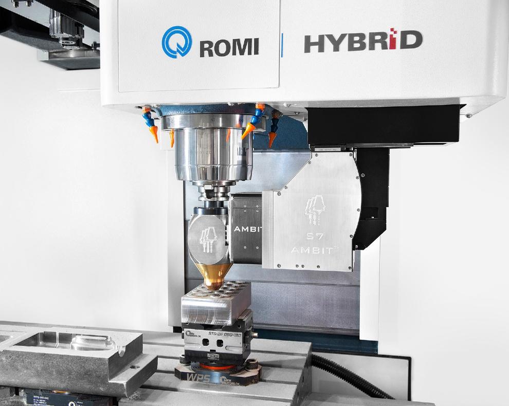 Romi's new hybrid machines perform additive and subtractive operations