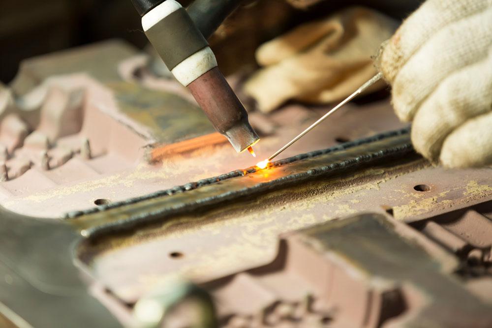 Welding tool steel
